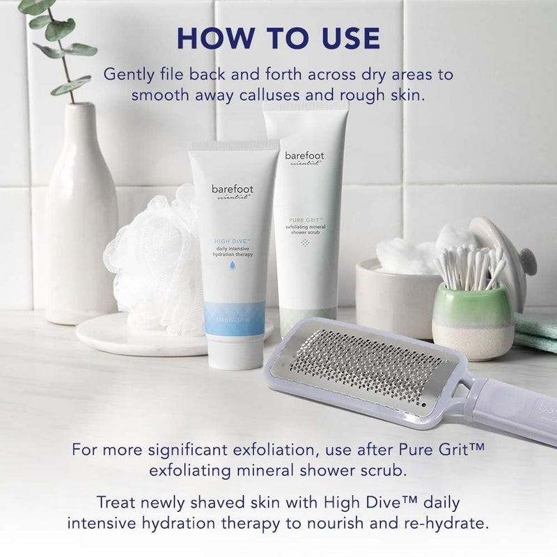 Barefoot Scientist The Gratest Professional Micro-Grated XL Rasp  Remove Hard Skin and Calluses  Relieve Dry  Cracked Heels - Image 3